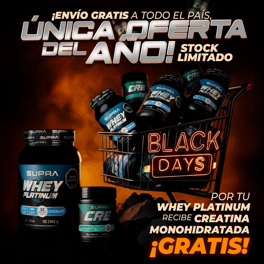 Proteina Whey Platinum + CREATINA GRATIS